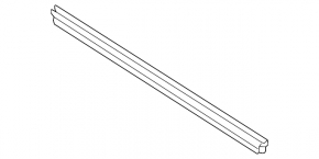 Door glass seal front left inner Mazda CX-9 16-