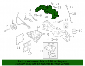 Intake manifold Subaru Outback 20-23