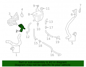 Thermostat housing Lexus UX200 19- with sensor