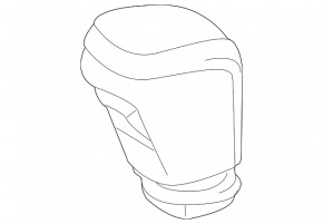 Gear knob Toyota Camry v70 21-24 leather black, SE, XSE