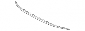 Front bumper lip extension for Audi A7 19-25