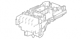 VW Jetta 19-24 underhood fuse box assembly
