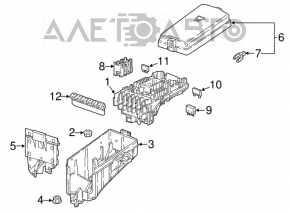 Underhood fuse box VW Taos 22-25