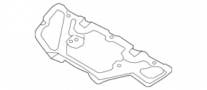 Nissan Versa 1.8 10-12 Hood Insulation