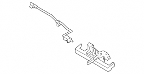 Hyundai Elantra 21 Hood Lock - with Sensor
