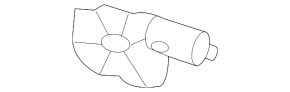 Left panoramic motor for Hyundai Tucson 22-24 curtain