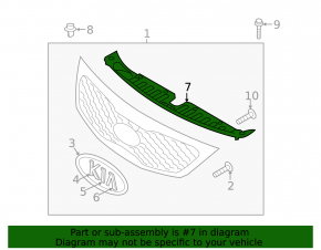 TV cover Kia Sorento 11-13 prerest 2.4