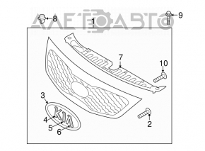 TV cover Kia Sorento 11-13 prerest 2.4