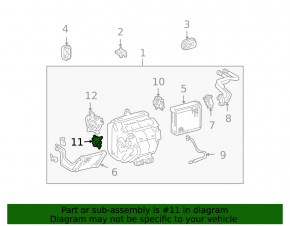 Actuator motor, heater air conditioner drive, left lower Lexus RX300 RX330 RX350 RX400h 04-09