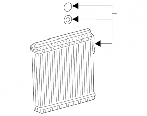 Lexus UX250h 19-22 Evaporator