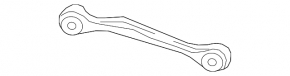 Lower rear left transverse control arm for Audi A6 C7 12-18, small, aluminum