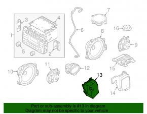 Subwoofer Kia Sorento 16-18