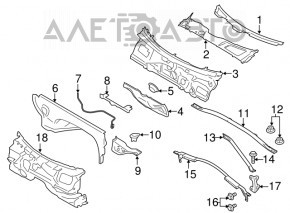 Front Cup Strut Rear Porsche Macan 15-18