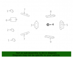 Radio antenna Mercedes W213 E 17-23