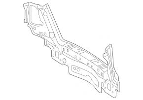 Rear panel Mercedes GLC 16-19 set 3 parts