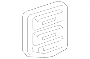 Left ventilation shield small Ford Edge 15-24