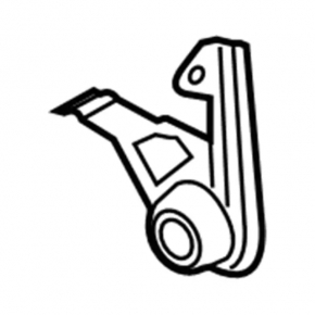 Right barrel mounting bracket for Ford Mustang mk6 15-3.7, 2.3T