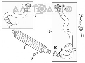 Intake Manifold Pressure Sensor VW Jetta 11-18 USA TDI