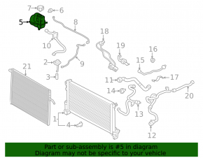 Volvo XC60 18-25 Coolant Expansion Tank