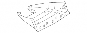Interior mirror cover VW Atlas 18-23 gray