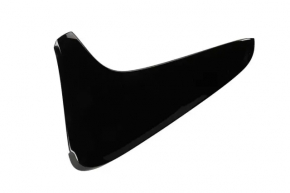 Side left trunk door trim Chevrolet Trax 15-22 black