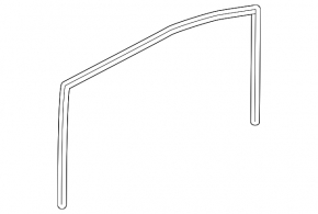 Front right glass seal Audi Q7 4L 10-15