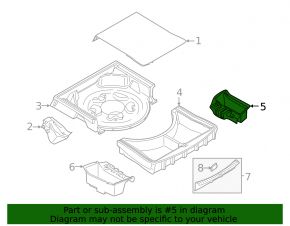 Trunk box right BMW 5 G30 17-23