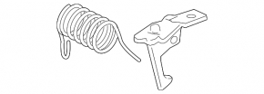 Hood Release Lever for Lexus GS300 GS350 GS430 GS450h 06-07