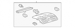 Panel upper air duct central and clock Toyota Solara 04-08