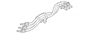 Power cable for VW Jetta 13-16 USA hybrid box