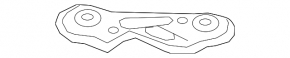 Front subframe burr rear left Kia Optima 16-20
