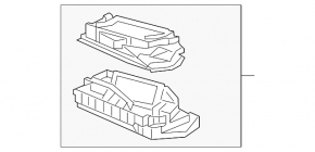 Projection on the windshield Honda Accord 18-22
