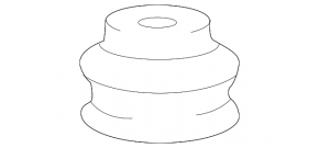 Condenser cushion upper left Honda Accord 13-17 rubber