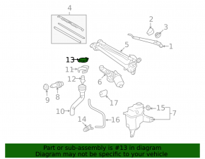 Toyota Rav4 06-12 Windscreen Washer Cap
