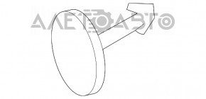 Kia Optima 16-18 Front Bumper Tow Hook Cap