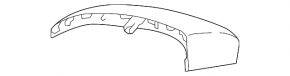 Right side mirror cover for Hyundai Tucson 16-21 without turn signal