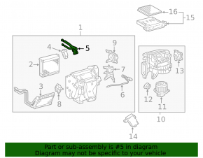 Lexus GX470 03-09 Evaporator Tubes