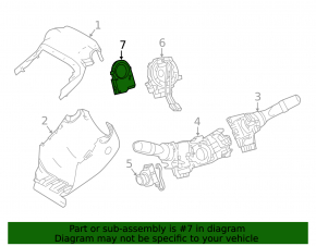 Lexus RX350 RX450h 16-22 Steering Angle Sensor