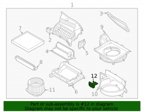 Kia Sportage 23-26 heater resistor