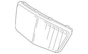 Radiator grill grill Mercedes W211 rest