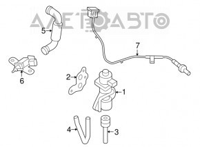 Lambda probe second Mazda3 2.3 03-08