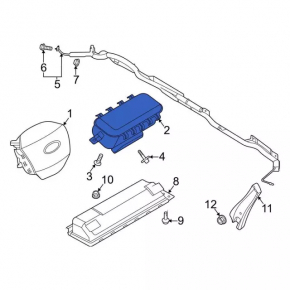 Airbag passenger in the dashboard Ford Explorer 20-24