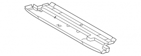 Lower radiator deflector Toyota Rav4 19- hybrid