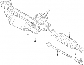Volkswagen ID.4 22-25 Electric Steering Rack RWD