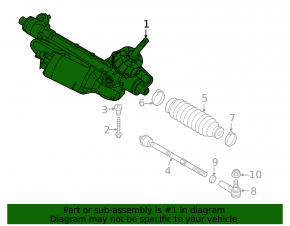 Volkswagen ID.4 22-25 Electric Steering Rack RWD