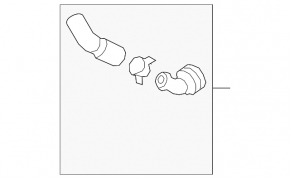 Cooling system hose VW Beetle 18-19 2.0T