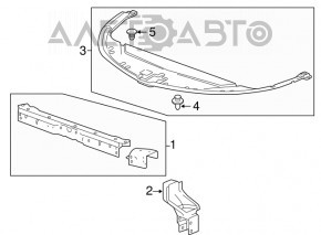TV bar upper Chevrolet Impala 14-20