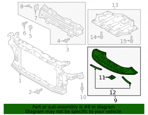 Front bumper protection Hyundai Sonata 18-19 hybrid