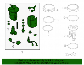 Fuel pump petrol pump Subaru Outback 20-23
