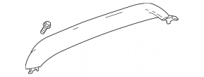Upper trunk door trim Chevrolet Bolt 17-21 gray